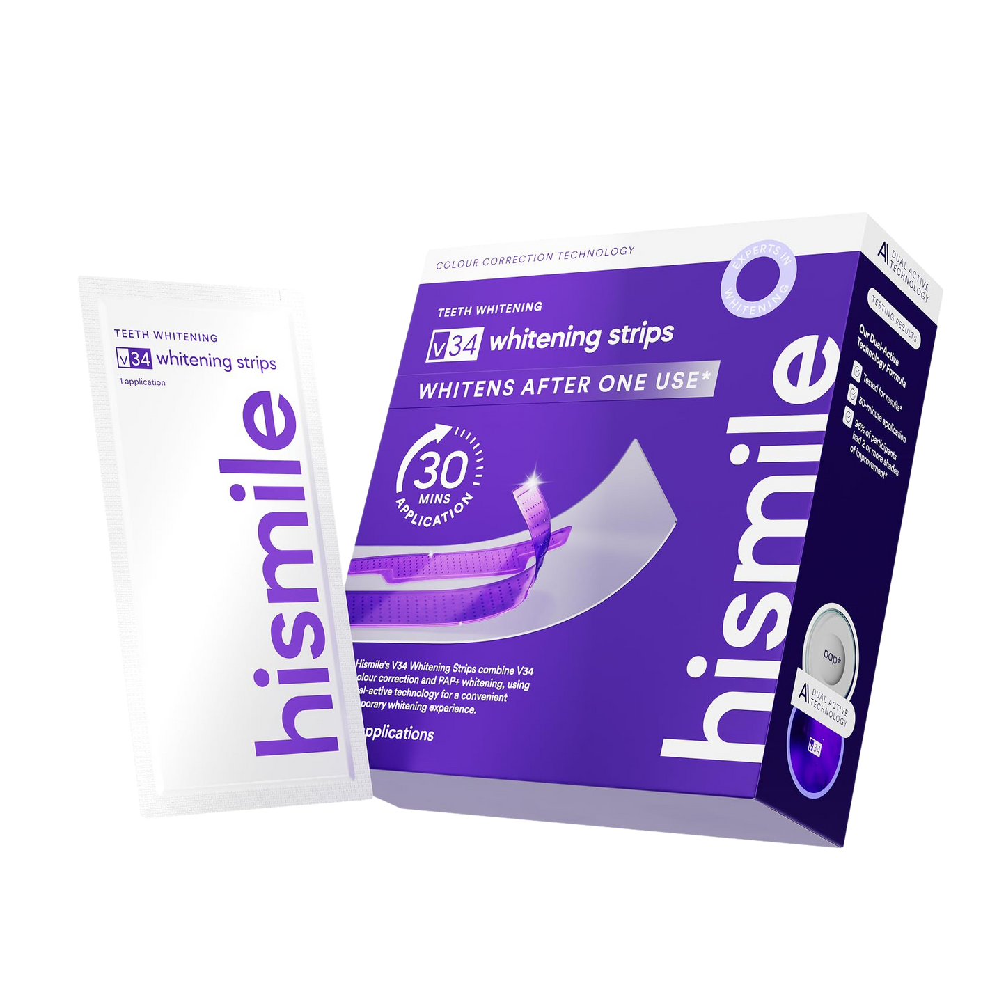 Les bandes de blanchiment Hismile V34 Whitening Strips